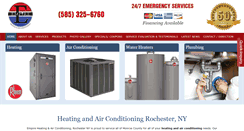 Desktop Screenshot of empireheatingandac.com